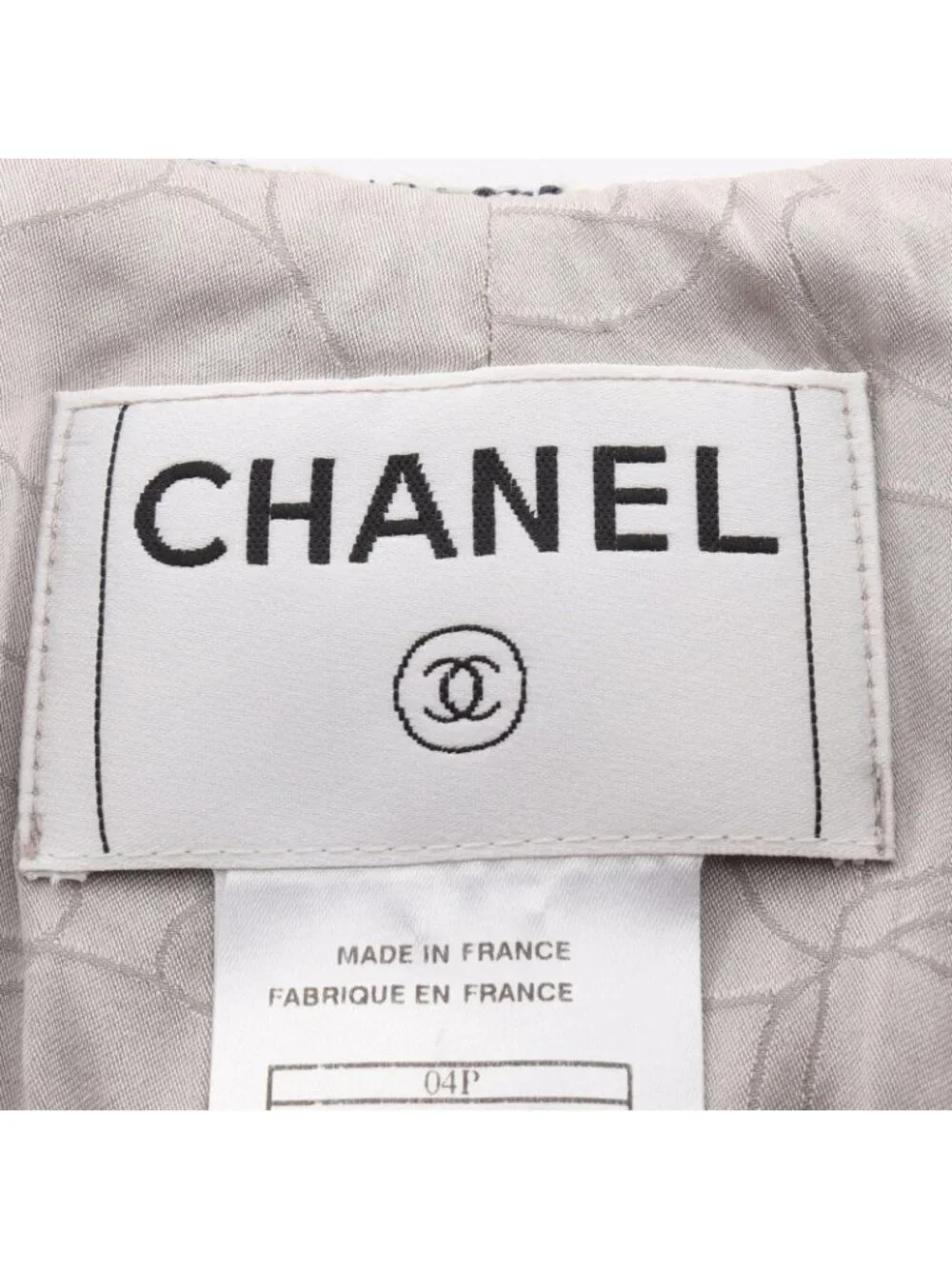 Chanel CC Logo Button Tweed Jacket Multicolor